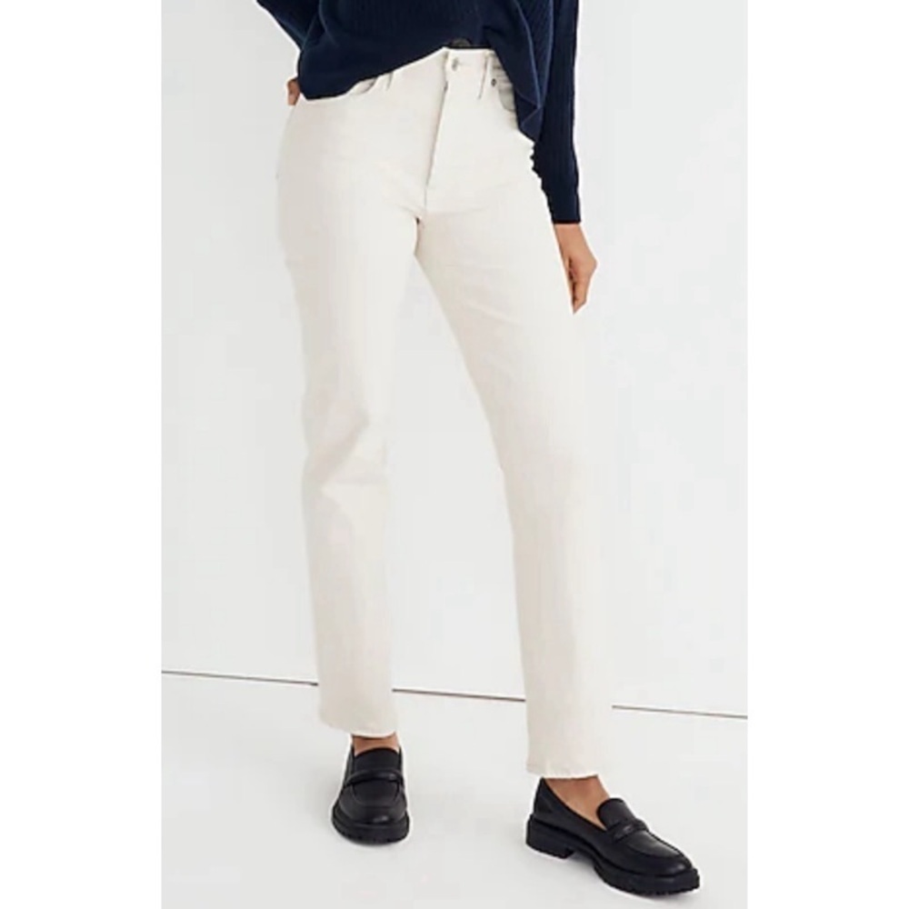 NEW MADEWELL The Perfect Vintage Straight Jean in Vintage Canvas